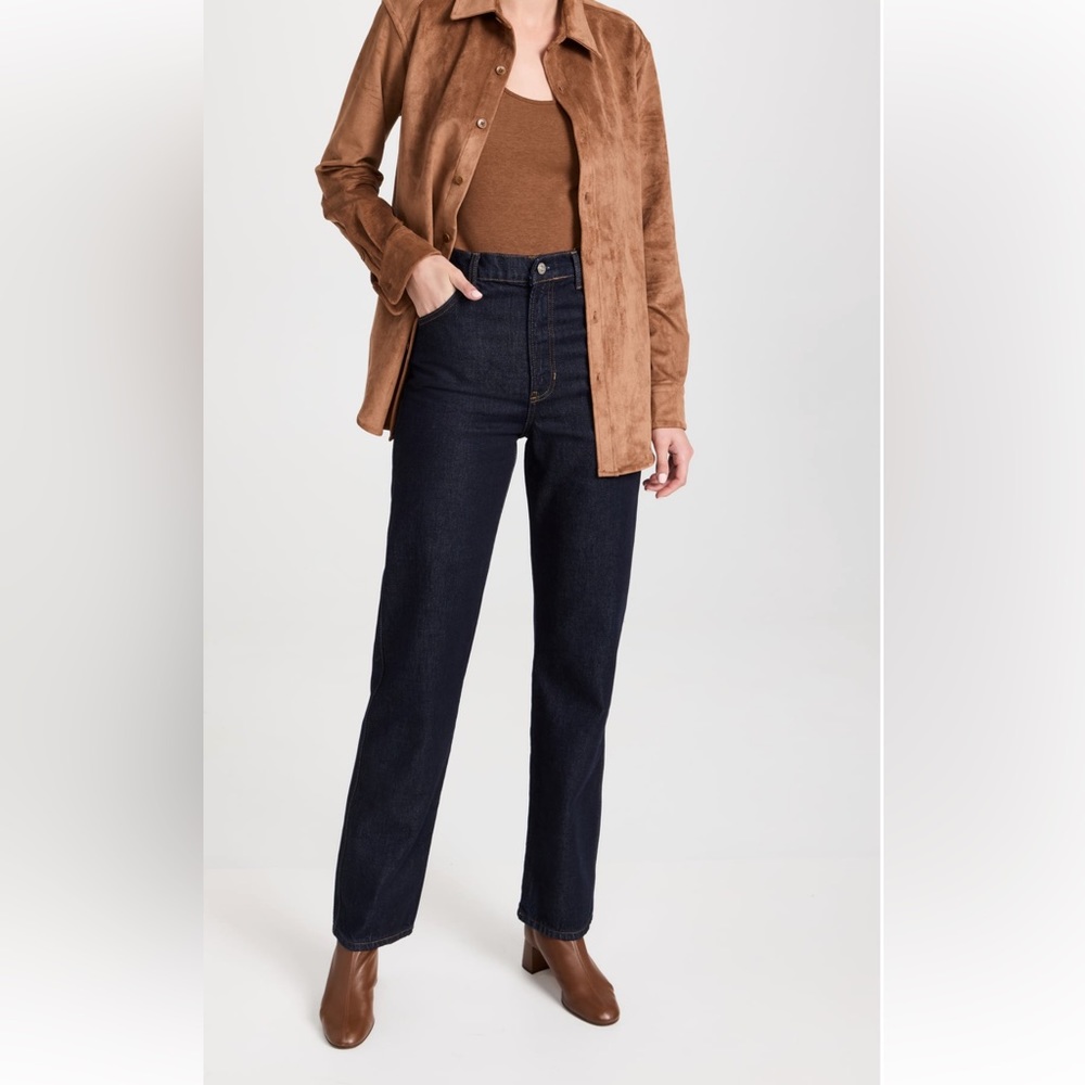 NWT Reformation High Rise Jeans in Deep Indigo